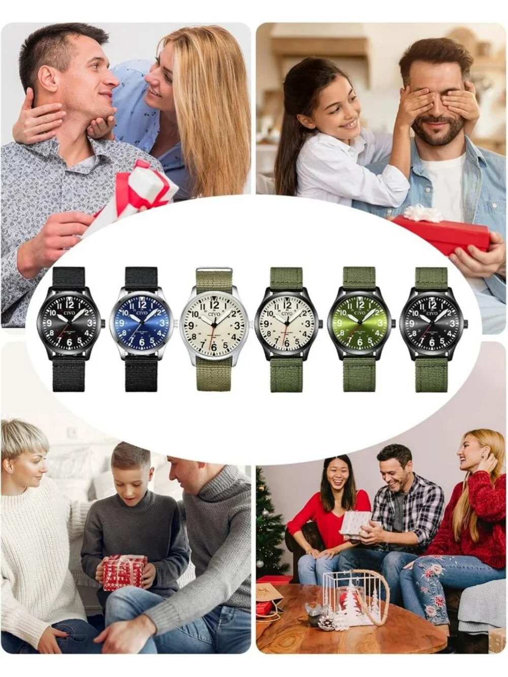 Waterproof Military Analog Watch for Men | Classic Field Wrist Timepiece